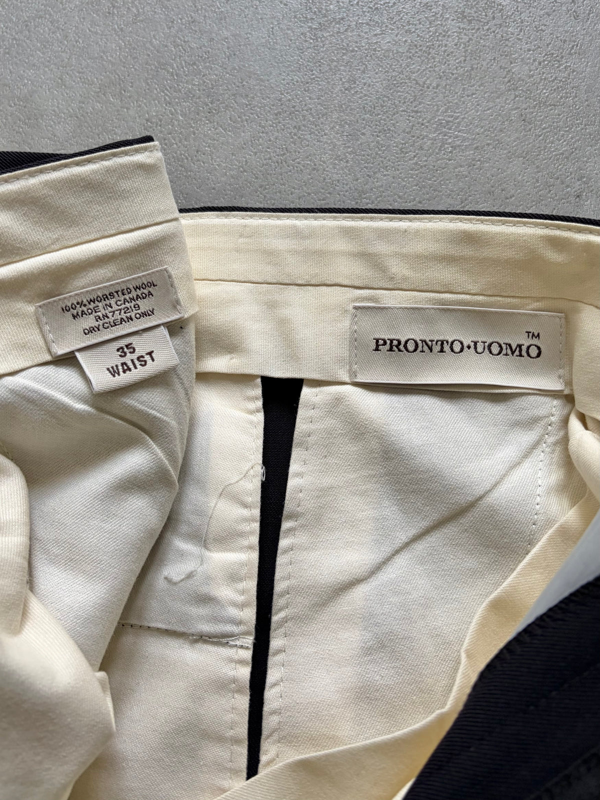 90's PRONTO UOMO wool slacks "Made in CANADA"
